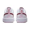 Nike Court Borough Low 2 GS Белый Темно-свекольный BQ5448-120