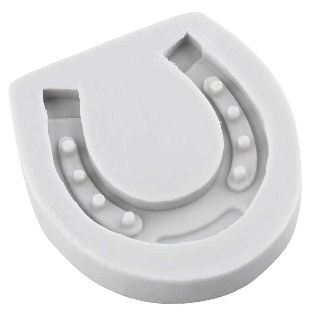 Horseshoe Silicone Mold Horseshoe Hoof Fondant Molds Cake Decorating Tools Theme Cake Dessert Decorated Chocolate Candy Mold