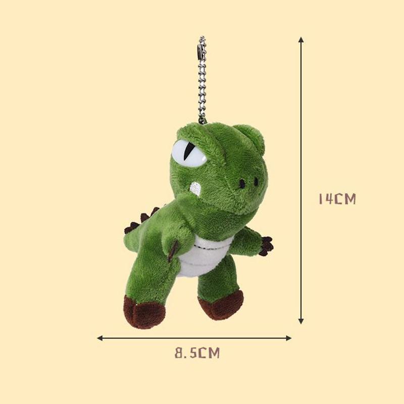1 шт. плюшевый рюкзак с динозавром, подвеска, тираннозавр Рекс, брелок для ключей, кукла, милая школьная сумка, очаровательный плюшевый питомец