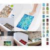 6PCS Bathtub Sticker Non-slip Waterproof 3D Effect Self-adhesive Bathroom Decal PVC Removable Decorative Mural 15x15cm