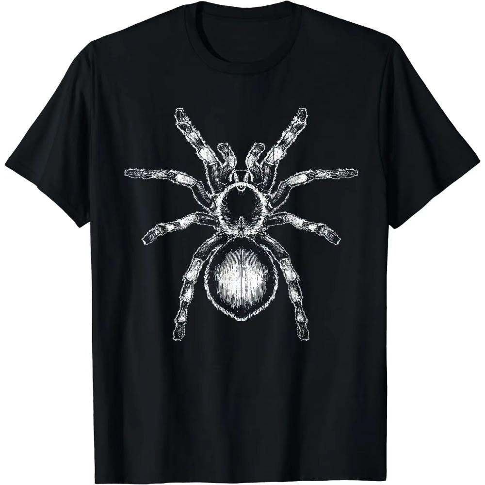 Horror Gothic Tarantula Huge Spider Halloween Costume Arachnophobia T-Shirt for Men Women Party Camping Outdoor Look Daily
