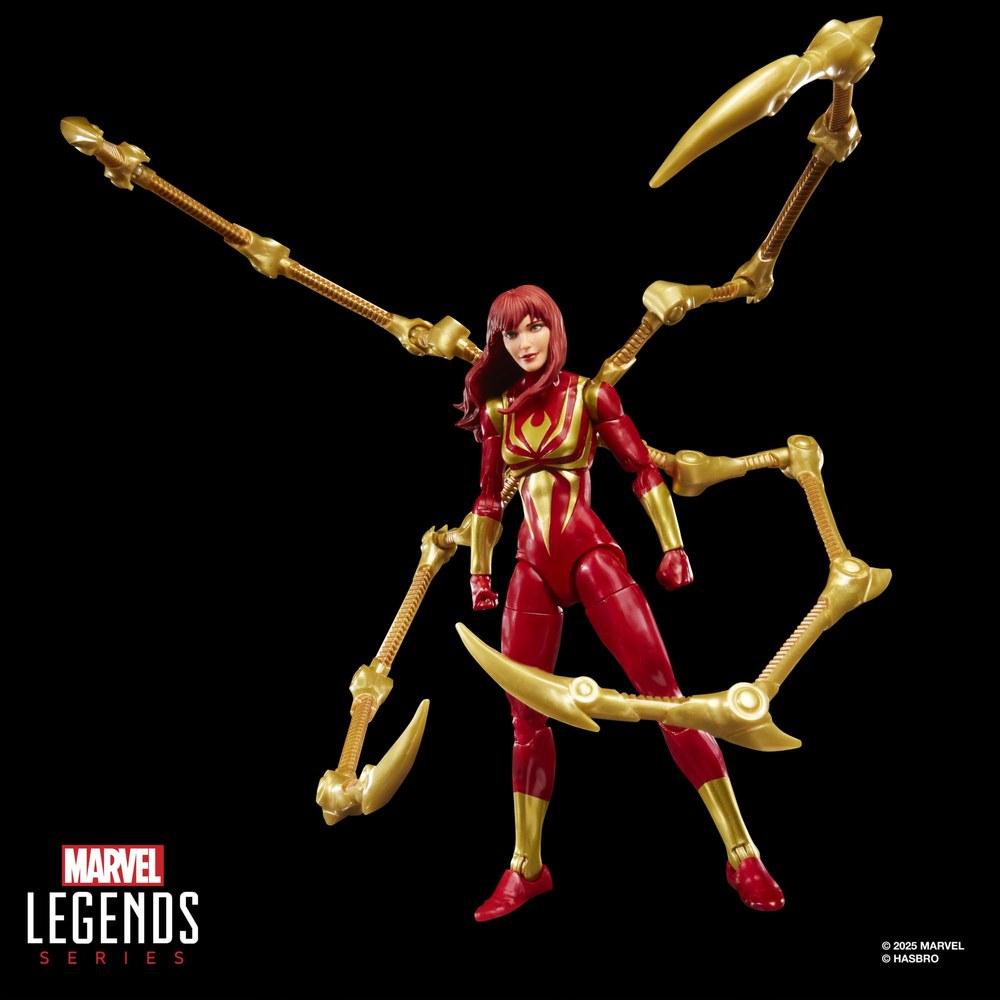 Hasbro Marvel Legends Series Magic The Gathering Mary Jane Watson Iron Spider Action Figure 15 cm Limited Foil Edition Collection Card G0639