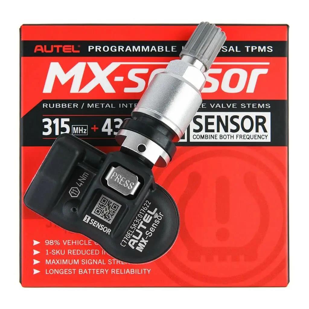 20 шт. Autel TPMS MX-Sensor 315 МГц 433 МГц 2-в-1 Датчики Давления в Шинах Летняя Замена Шины Универсальный Зажим В