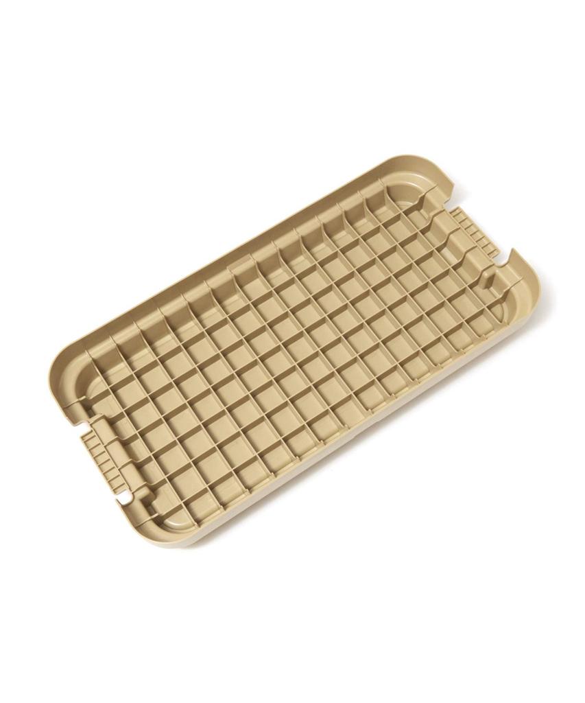 GORDON MILLER Car 70L Stacking Trunk Cargo Storage Box Organizer Coyote Beige with Lid Outdoor Sitting Large Capacity 1628754