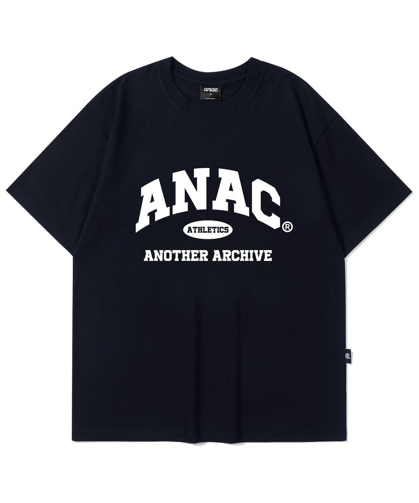 ANOTHER ARCHIVE College Standard Logo Short Sleeve_Navy