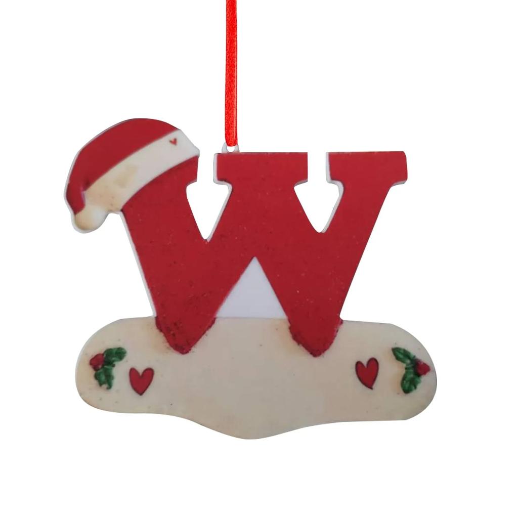 Рождественское украшение подвеска персонализированные рождественские украшения из 26 букв своими руками подвесное украшение на рождественскую елку новый год 2024