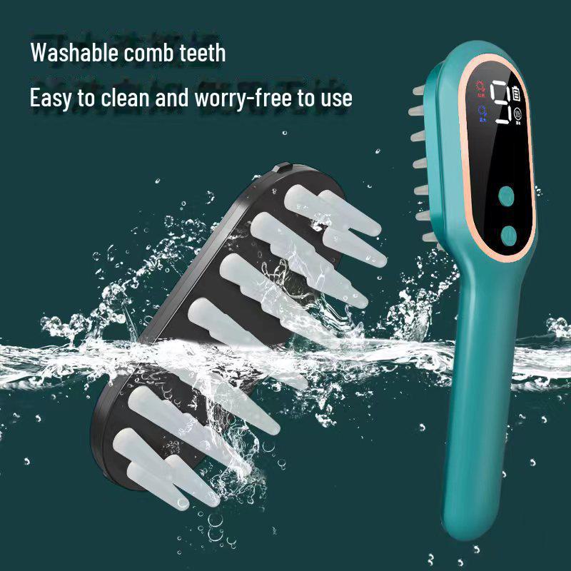 Электрический массажер для кожи головы и фототерапевтическая расческа для ухода за волосами и здоровья