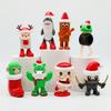 8 шт./Набор Тунг тунг тунг Сахур Фигурки Рождественский подарок ПВХ Модель Итальянский маразм ТунгТунСахур Украшения Украшение для автомобиля