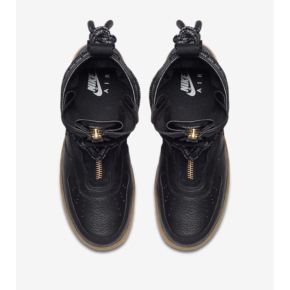 Nike Womens SF Air Force 1 High 'Black Gum' (women's sizes) Black / Gum Medium Brown Skateboard Shoes AA3965 001