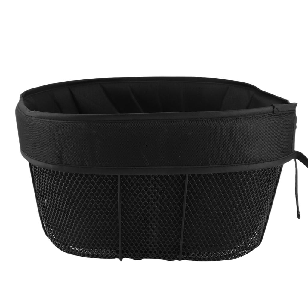 Dog Cycling Basket Cycling Shopping Basket Portable Cat and Dog Carrier for Front Crossbar with Sponge Liner Safety