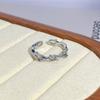 Маленькое свежее летнее прохладное ощущение зеленый цир*****вый пин кольцо свет роскошный высокий смысл темперамент штабелирование ношение нишевое кольцо женщина