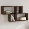 VidaXL Wall Shelf Brown Oak 100x20x53 Cm Engineered Wood, Floating Shelf, Wall Display Shelf, Panel 848023