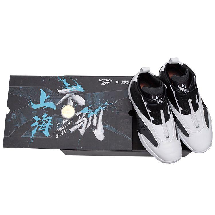 Reebok Ответ Iverson 4 Unrestrained OG Мужские баскетбольные кроссовки Черный Белый K-FY9691