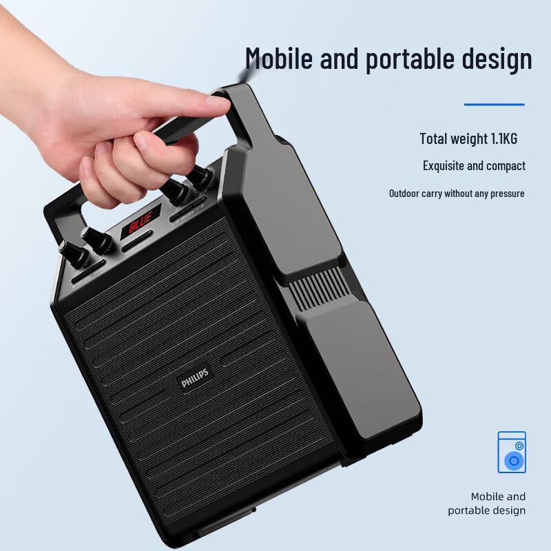 Philips SD50X Portable Outdoor Bluetooth Speaker & Amplifier