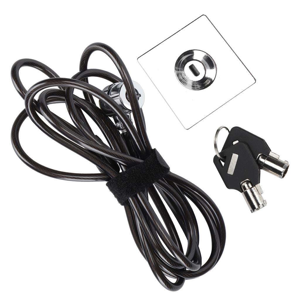 Блокировка ноутбука AntiTheft Оцинкованный защитный кабель для защиты компьютера от кражи с замком-основанием для