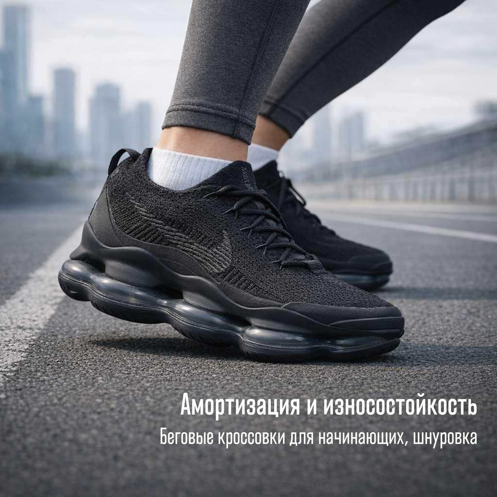 Nike Женские кроссовки Air Max Scorpion Flyknit Triple Black DJ4702-002