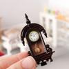Настенные часы для кукольного домика в масштабе 1/12 Классическая имитация настенных часов Модель Микро-сцена Ретро Миниатюры для кукольного домика Декор гостиной