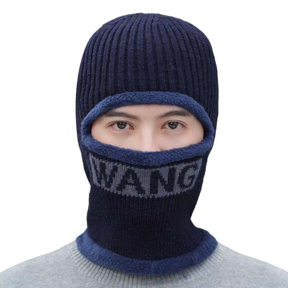 Термальная шапка-бини, шарф, мягкая вязаная шапка, зимняя Балаклава для мужчин и женщин