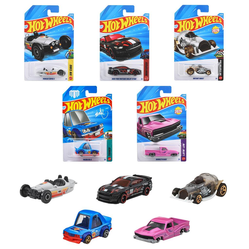 Hot Wheels Базовые Автомобили F Ассортимент 36 Миниатюрных Автомобилей Возраст - (Бокс-сет) - 3+ - Многоцветный C4982-98RF