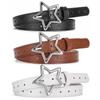 Pentagram Belt Ladies Fashion Star Hole Sweet Decoration with Dress Jeans Belt Women