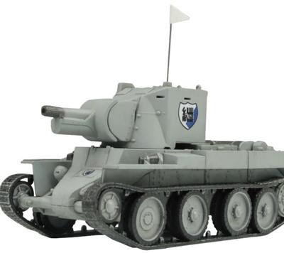 Platts Girls Panzer Final Chapter штурмовое орудие Продолжение Старшая школа Ожесточенная битва на заснеженном поле с пластиковой моделью и танком БТ-42! 1/72 ГП72-44