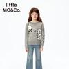 Little MO&Co. Детский жаккардовый свитер из мериносовой шерсти с кроликами