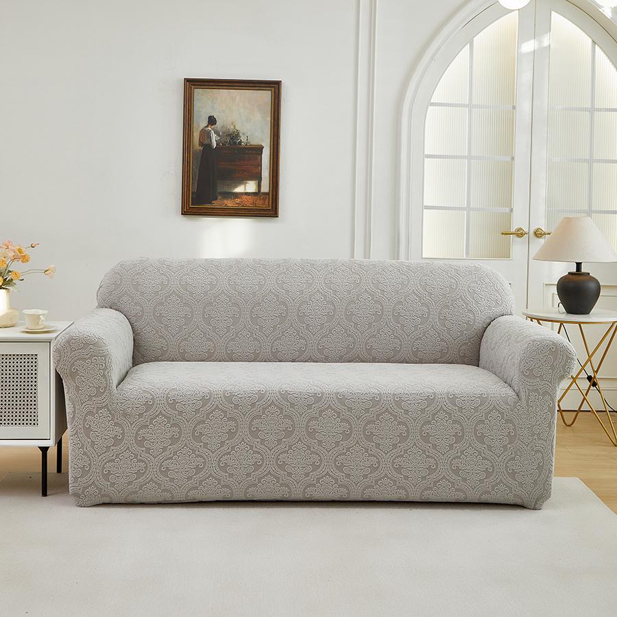 1Pcnew Pattern Jacquard Sofa Slipcover For Living Room Easy Install Universal Fit 1/2/3/4-Seater Couch Home Furniture Protection