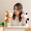 Ludus Felix Hand Puppet [Tested by a domestic testing institution] Puppet show glove puppet ventriloquism plush toy (Pink Rabbit)