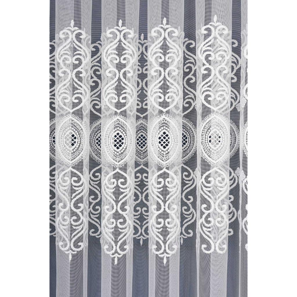 Занавес из тюля Crown Issa с вышивкой Brode Medium Battle 1/2.5