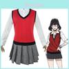 Kakegurui Мидари Икишима Наряд Изысканное Платье Школьной Формы Косплей Комплект Для Поклонников