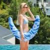 Inflatable Floating, Half Moon Curved Pool Float Chair, 760cm