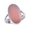Natural Pink Opal Gemstone 925 Solid Sterling Silver Jewelry Ring Size 7 J9J06