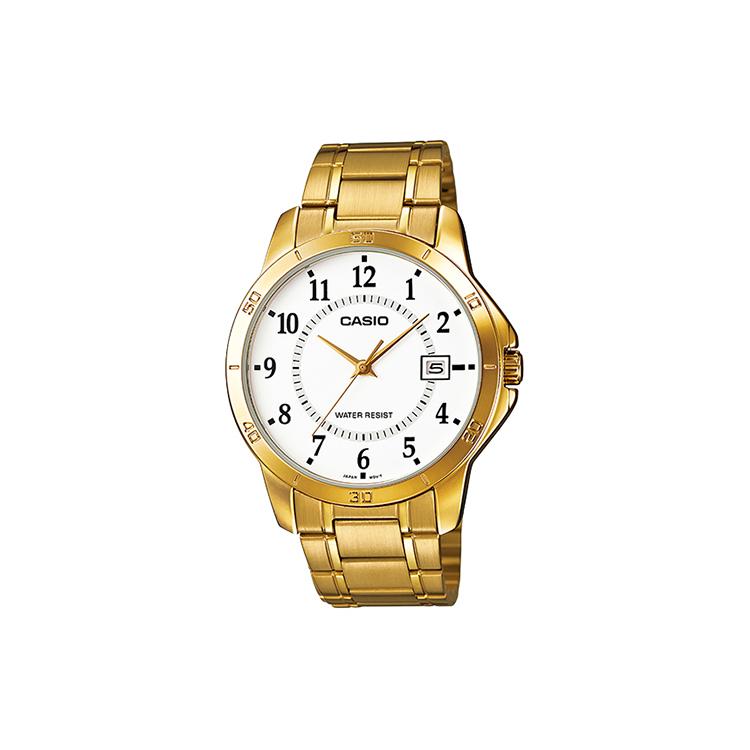 Casio Мужские часы стандартной серии Белые MTP-V004G-7B MTP-V004G-7B