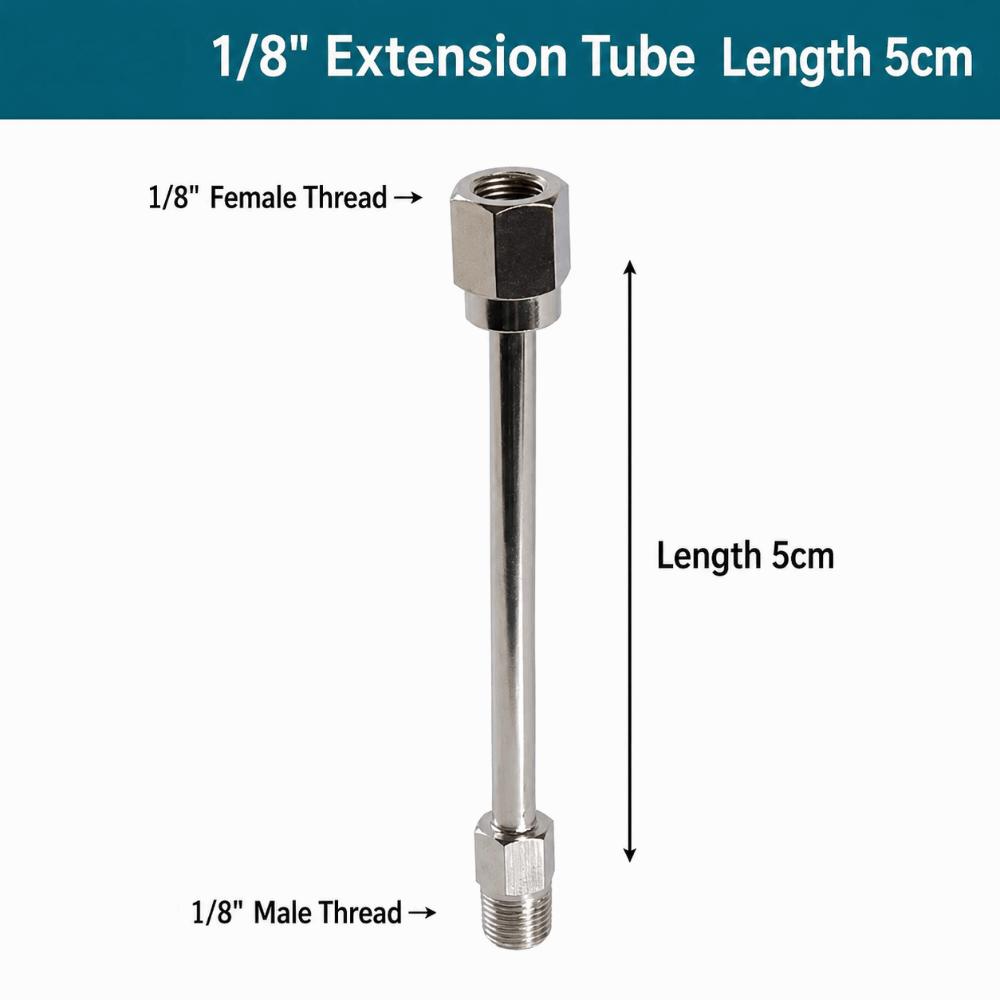 3/16" 1/8" Flexible Nozzle Extensions Bendable Sprayer Extension Rod Atomization Sprayer