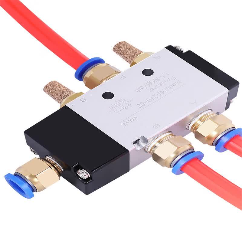 Taiyouyuan 2/3-Position 5-Way Pneumatic Air Control Valve 4A210-08