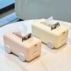 Creative Car Tissue Box Multifunctional Plastic Living Room Paper Box Desktop Decoration Storage Box and Phone Bracket for Home