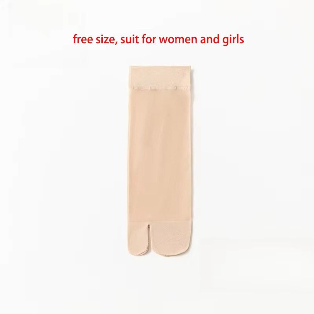 Breathable Mid Tube Socks Sexy Compression Socks Fashion Tabi Silk Socks Women