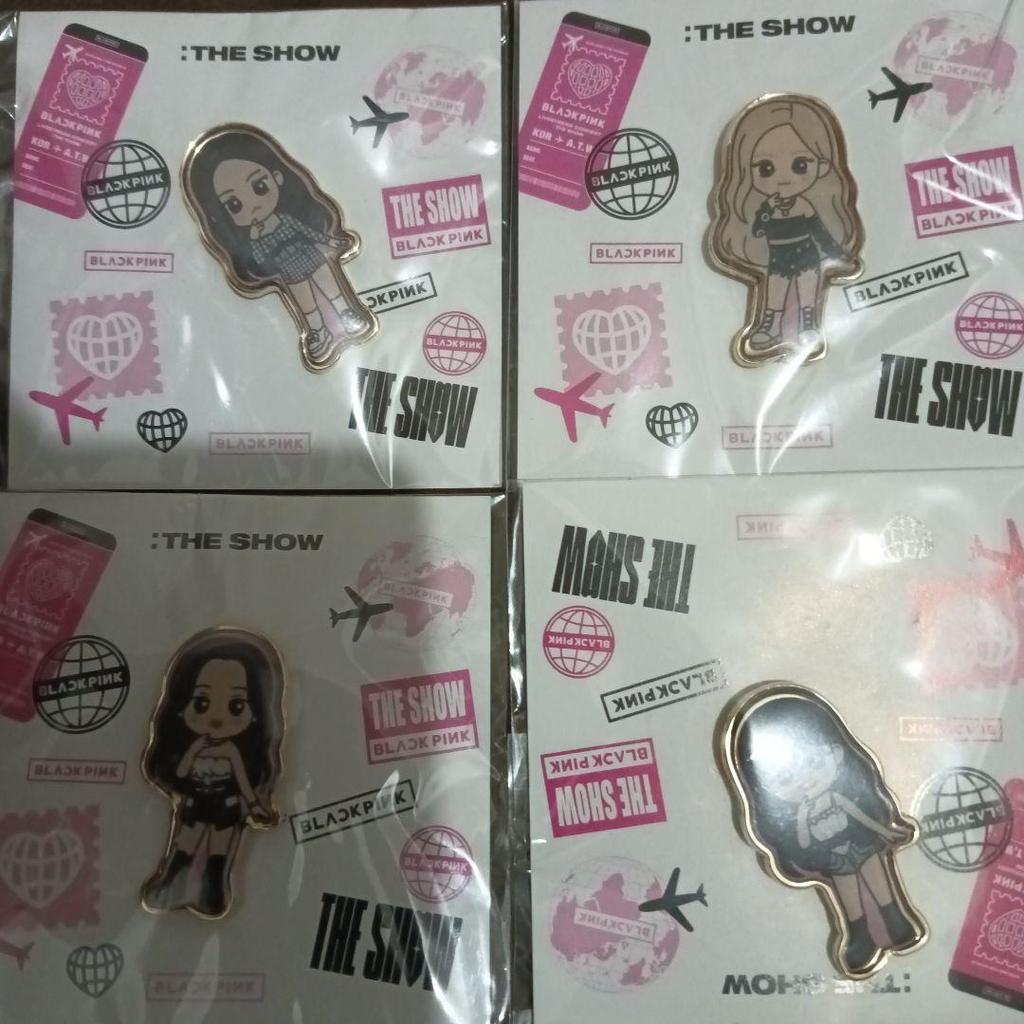 [USED] BLACKPINK THE SHOW Pin Badge Full Set