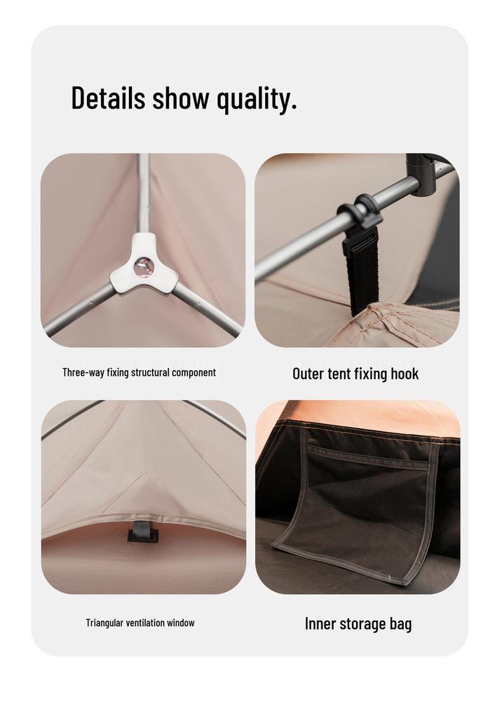 Mountain Guest Military Cot Tent: Lightweight, Waterproof, Single-Person Outdoor Camping Tent