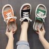Корейская версия холщовых женских тапочек для ношения модных универсальных нескользящих комфортных универсальных тапочек с увеличением размера