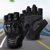 Wear Resistant Half Finger Gloves Anti-Slip Bicycle Gloves Motorcycle Gloves Outdoor Cycling