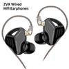 KZ ZVX 3,5 мм проводные Hi-Fi басовые наушники с динамическим драйвером, стереонаушники уровня монитора, наушники с шумоподавлением, спортивные наушники.