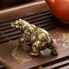 1pc, Ancient Copper Color Brass Statue Ornament for Home Decor and Desktop Decor