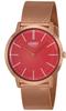 Henry London ICONIC Pink Stainless Mineral Quartz Made In London Watch Watch, 40mm, Men's, White, Dial, Steel, Glass, Movement, England, HL40-M-0312