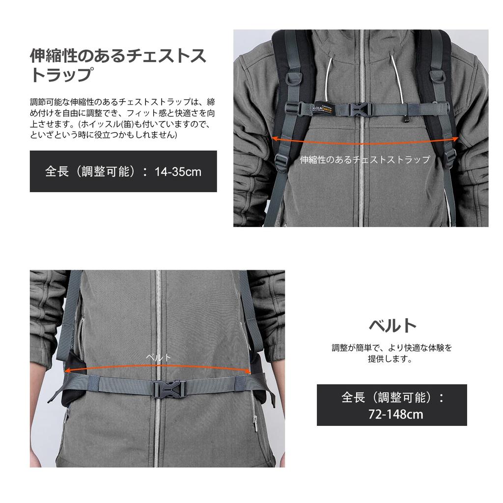 [MOUNTAINTOP] Альпинистский рюкзак 40 л Рюкзак для активного отдыха Кемпинг Пеший туризм Рюкзак большой вместимости Рюкзак для пешего туризма с дождевиком для женщин/мужчин