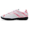 Attacanto Round Toe Lace-Up TF TT Football Shoes Men Football Shoes White Pink 107478-04