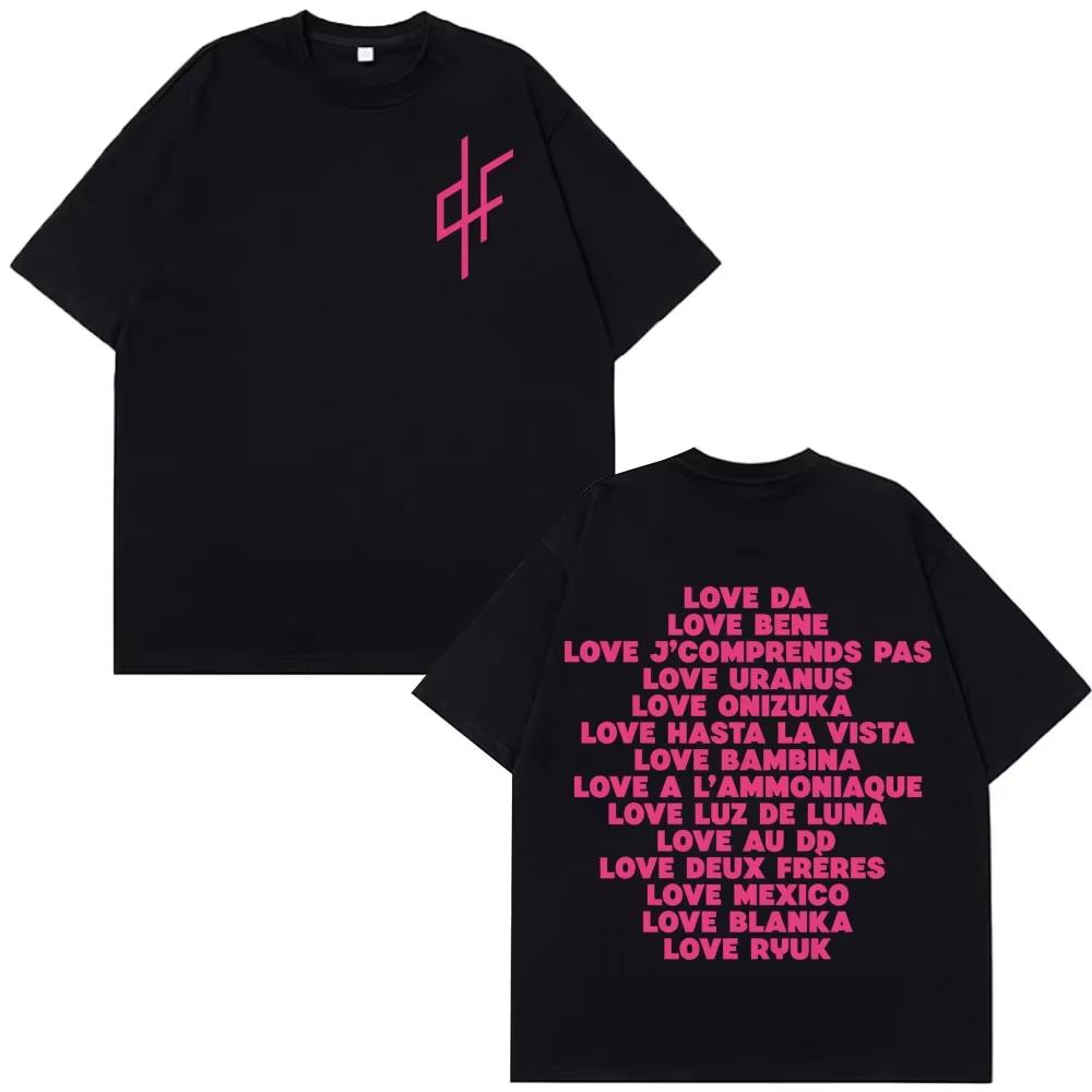 I Love Pnl Fashion Graphic Print Harajuku TShirts Unisex Unisex Hip Hop Short Sleeve Aesthetic Trend Of Loose Casual Cotton Tees