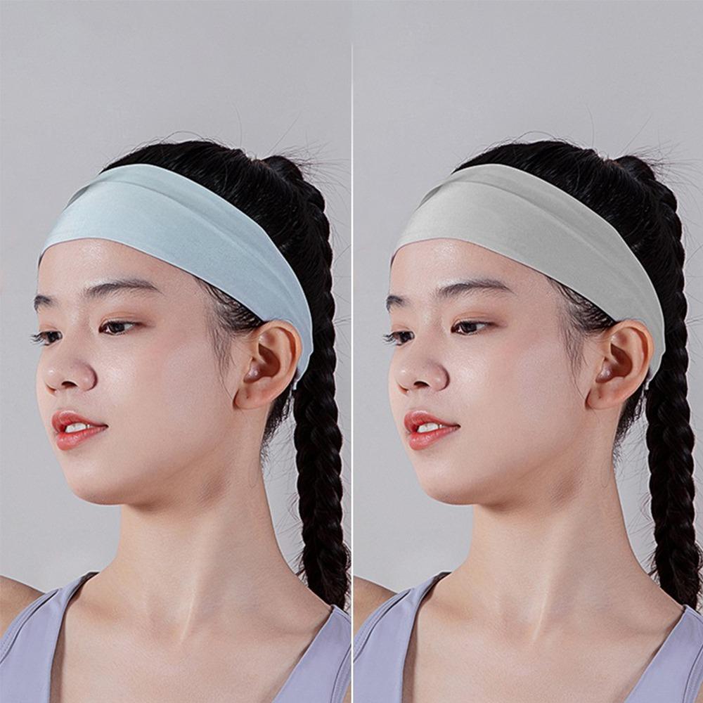 Solid Color Sports Headbands Yoga Headwear Elastic Gifts Yoga Hair Bands
