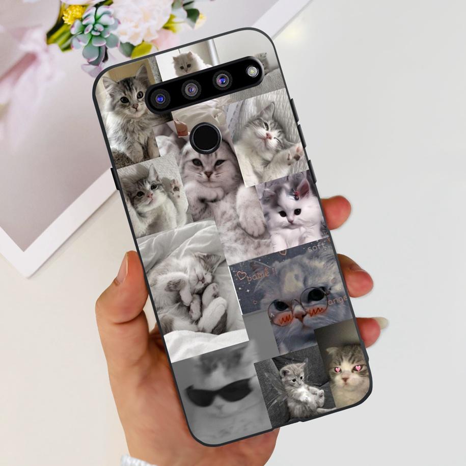 Чехол для LG V50 ThinQ 5G LM-V500EM, чехол для телефона, модный, с цветами и бабочками, из мягкого силикона, задняя крышка для LG V40 V50s Thinq 5G, бампер