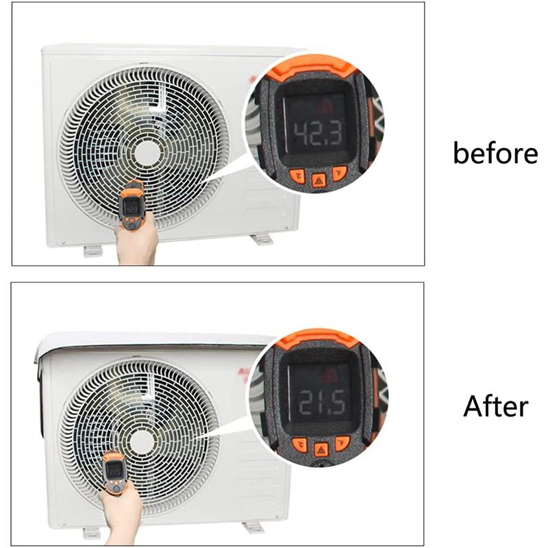 Чехол для кондиционера, наружный энергосберегающий, водонепроницаемый чехол, мытье кондиционера, защита от пыли и солнечных лучей, сумка для чистки кондиционера